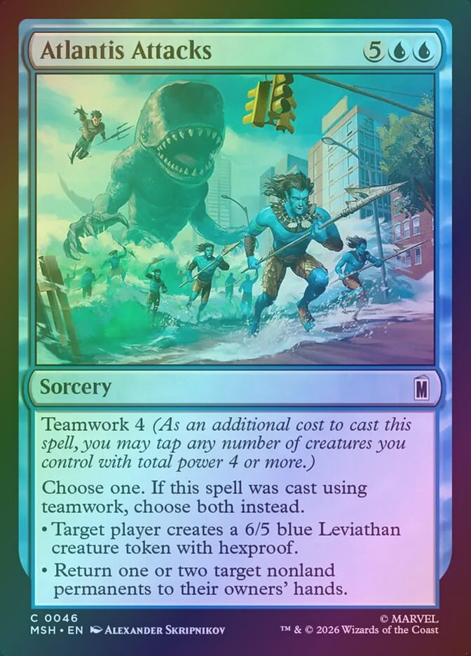 Atlantis Attacks (MSH) (46) / Foil
