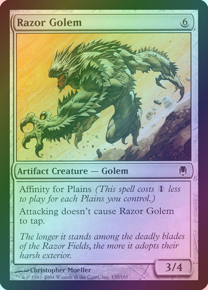 Razor Golem (DST) (137) / Foil
