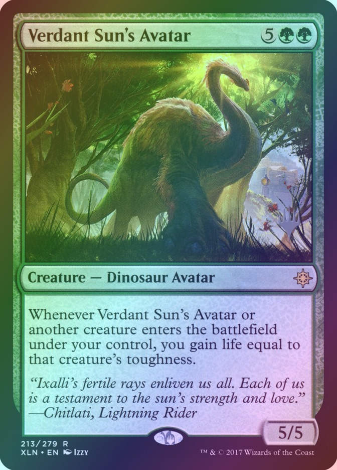 Verdant Sun's Avatar (PXLN) (213p) / Foil
