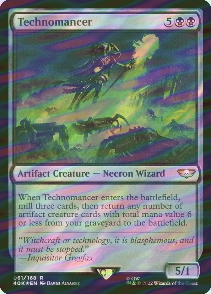 Technomancer (40K) (61★) / Surge Foil