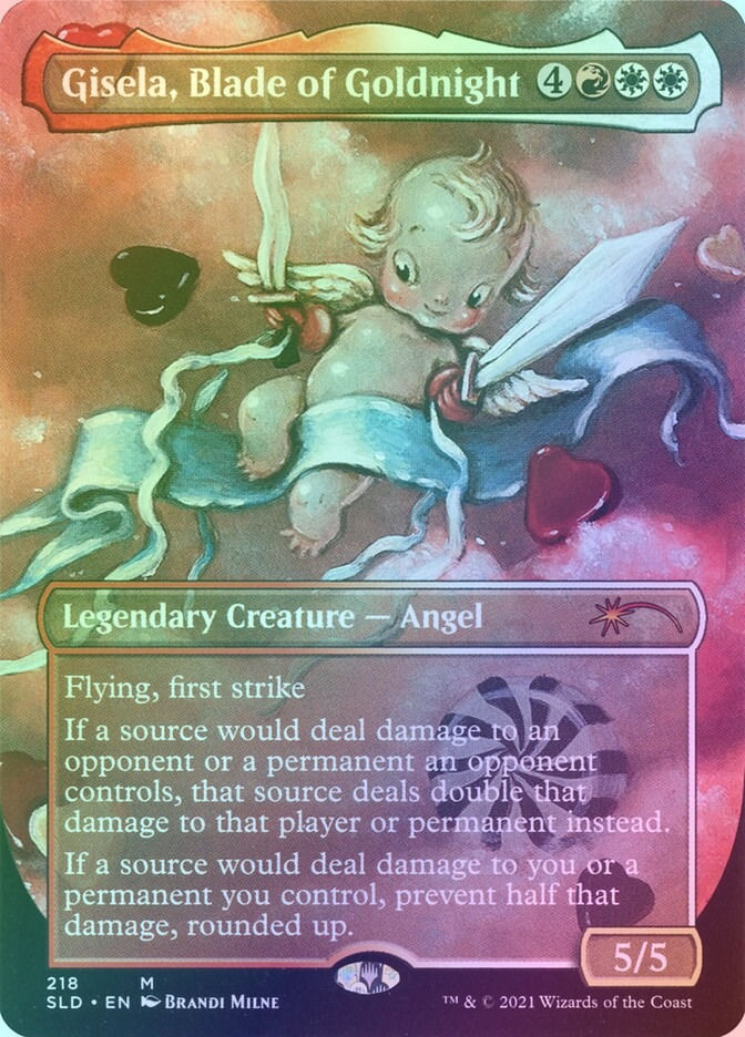 Gisela, Blade of Goldnight (SLD) (218) / Borderless / Foil