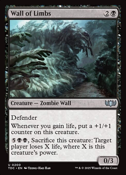 Wall of Limbs (TDC) (200)