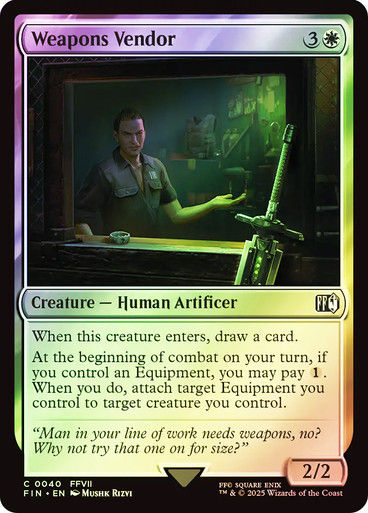 Weapons Vendor (FIN) (40) / Foil