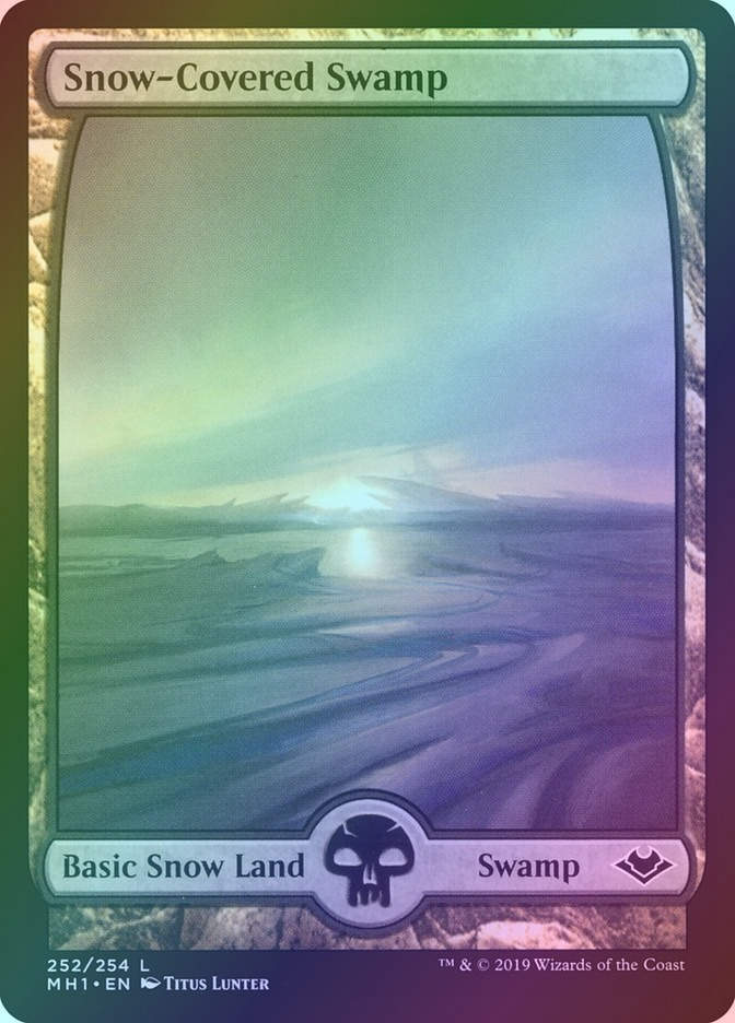 Snow-Covered Swamp (MH1) (252) / Foil