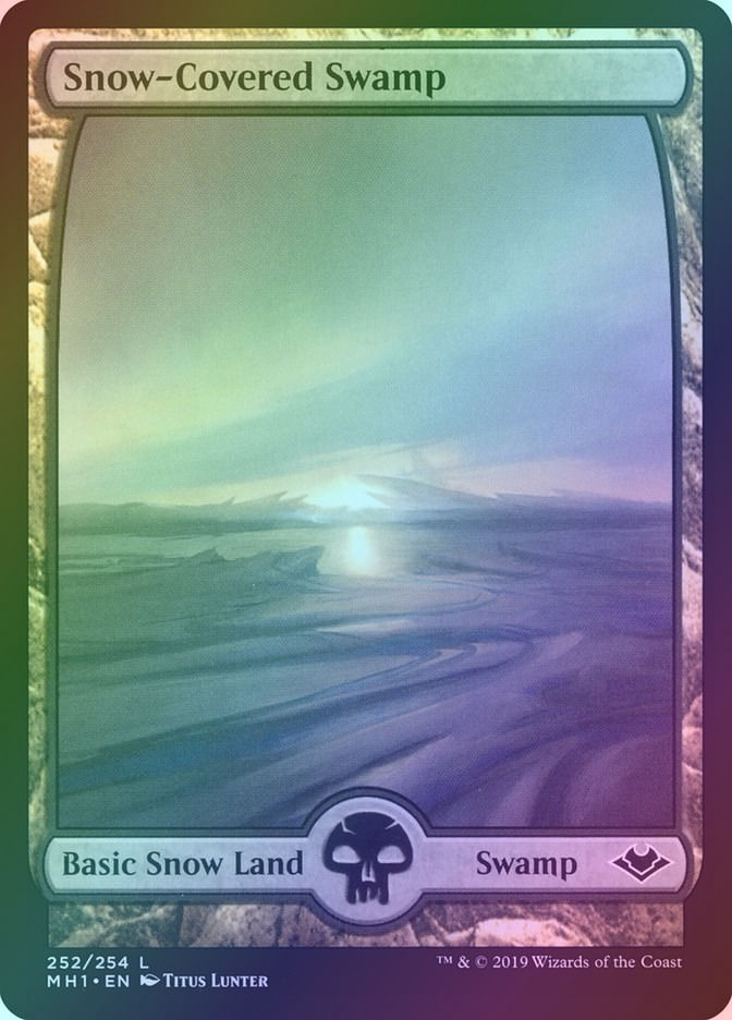 Snow-Covered Swamp (MH1) (252) / Foil