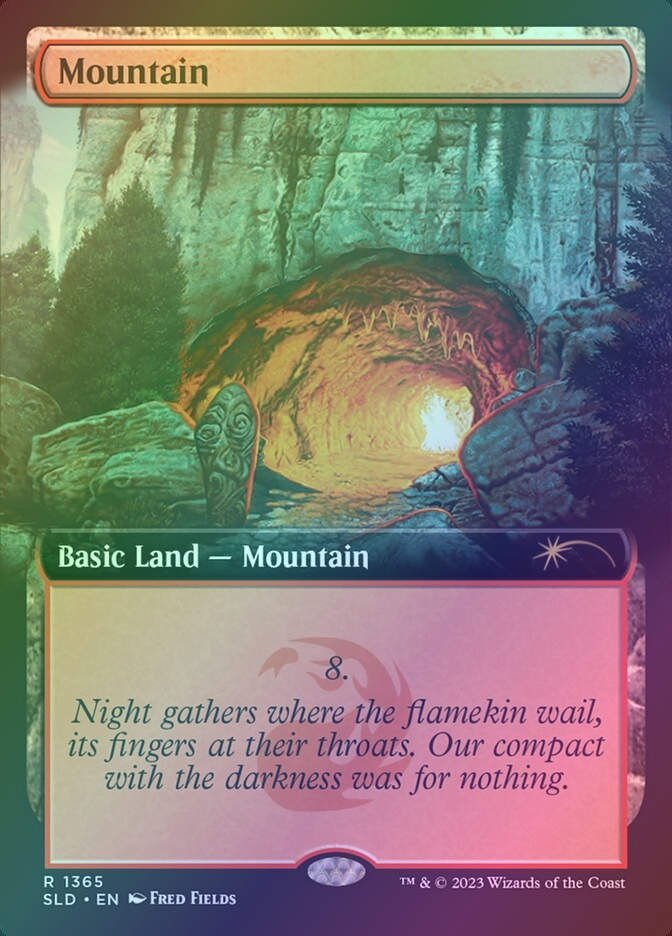 Mountain (SLD) (1365) / Extended Art / Foil