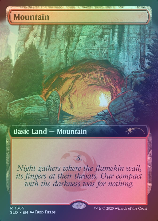 Mountain (SLD) (1365) / Extended Art / Foil