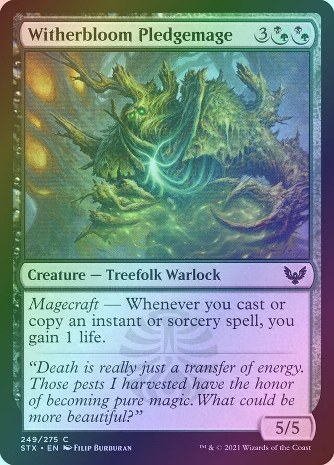 Witherbloom Pledgemage (STX) (249) / Foil