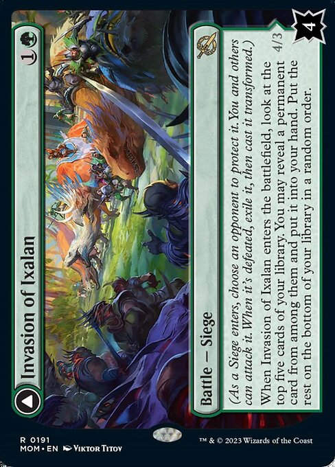 Invasion of Ixalan // Belligerent Regisaur (mom)
