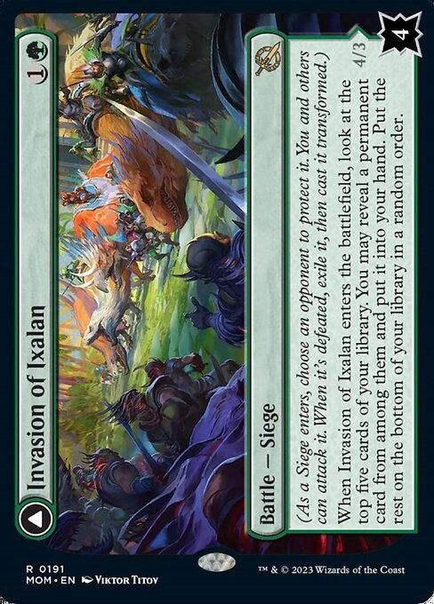 Invasion of Ixalan // Belligerent Regisaur (mom) — cara 1 de 2
