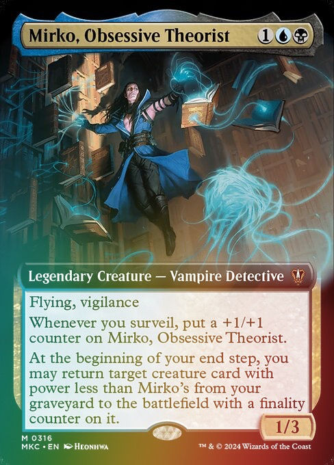 Mirko, Obsessive Theorist (mkc) (316) / Extended Art Foil