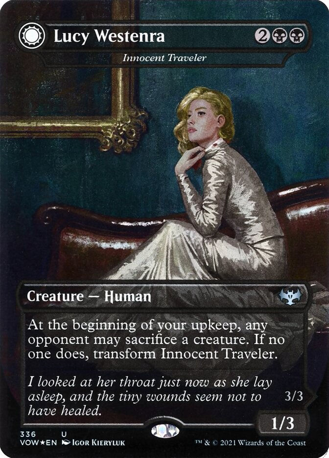 Innocent Traveler // Malicious Invader (VOW) (336) / Borderless