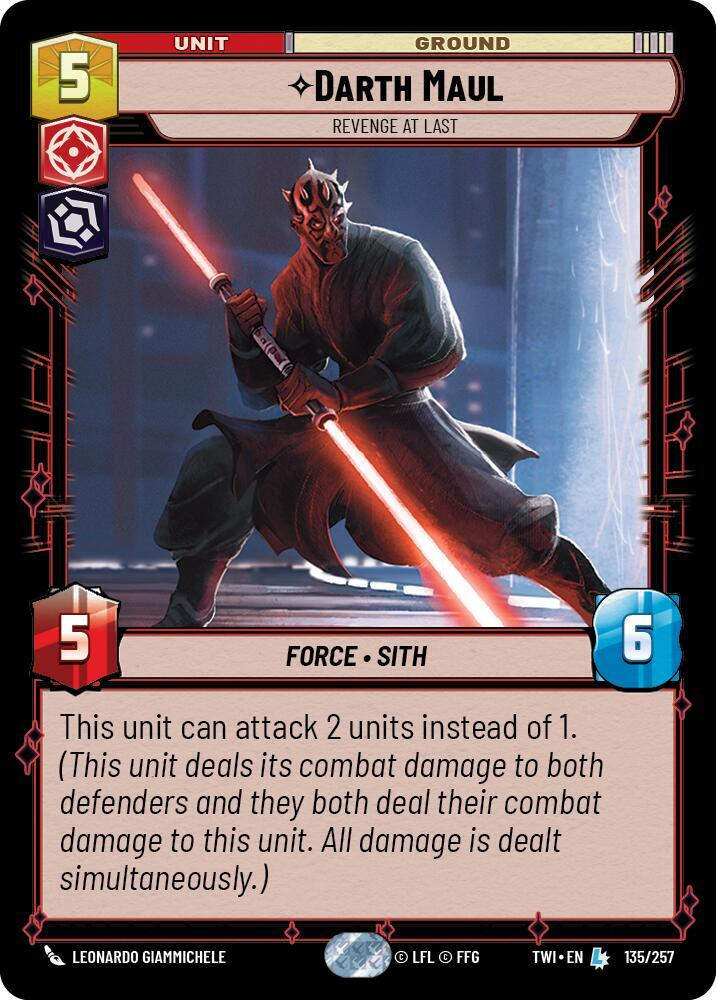 Darth Maul - Revenge at Last (TWI) (135/257) / Foil