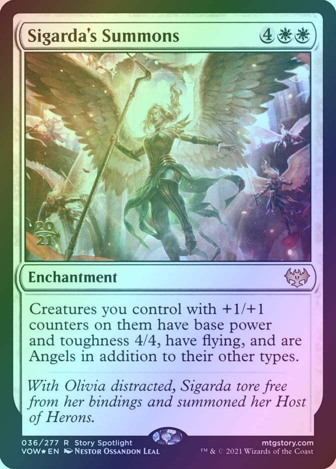 Sigarda's Summons (PVOW) (36s) / Foil
