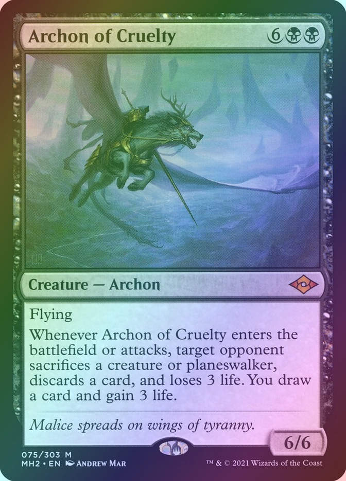 Archon of Cruelty (MH2) (75) / Foil