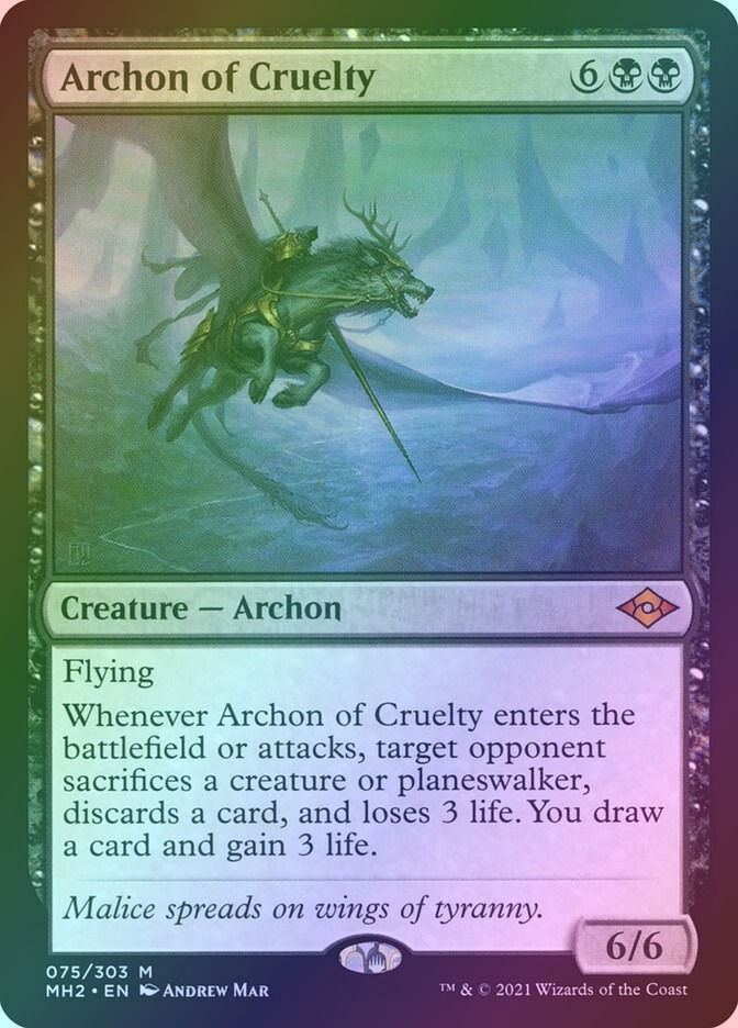 Archon of Cruelty (MH2) (75) / Foil