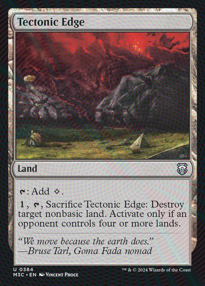 Tectonic Edge (M3C) (384) / Ripple Foil