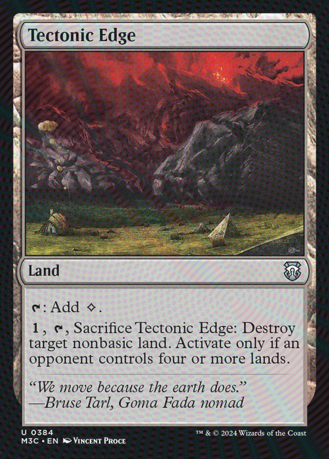 Tectonic Edge (M3C) (384) / Ripple Foil