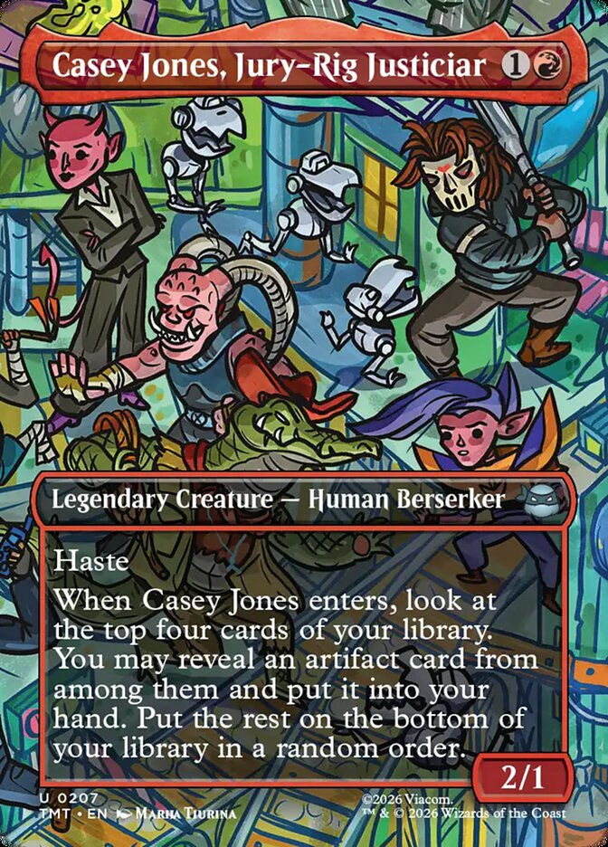 Casey Jones, Jury-Rig Justiciar (TMT) (207) / Borderless