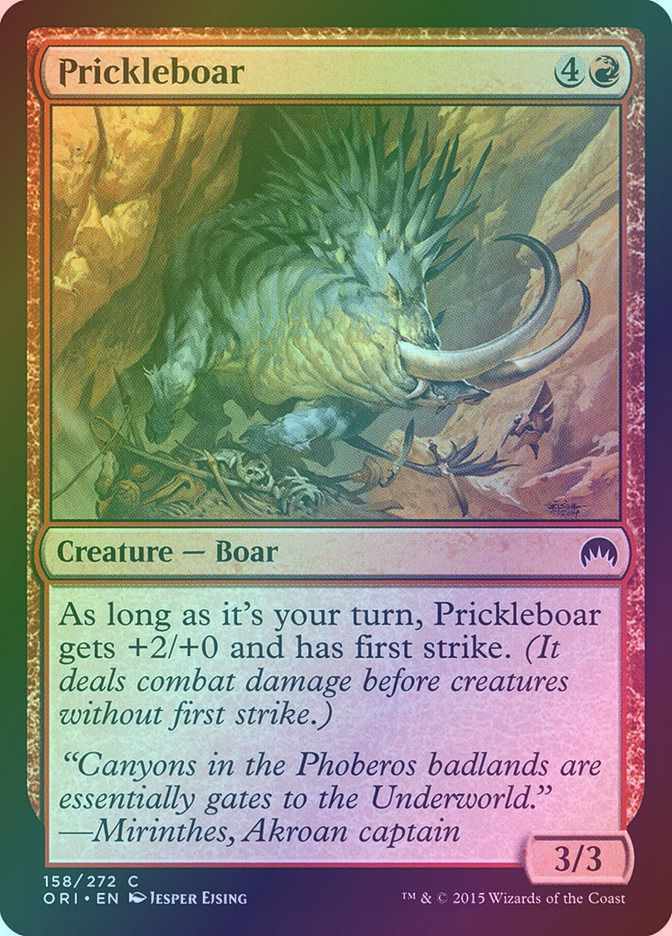 Prickleboar (ORI) (158) / Foil