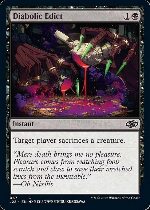 Diabolic Edict (J22))