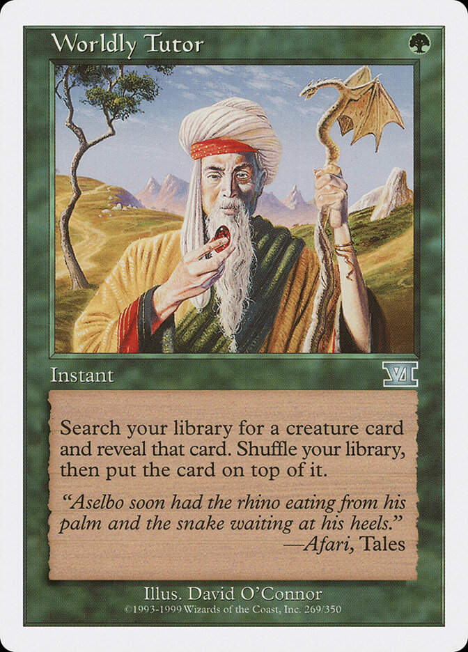 Worldly Tutor (6ED) (269)