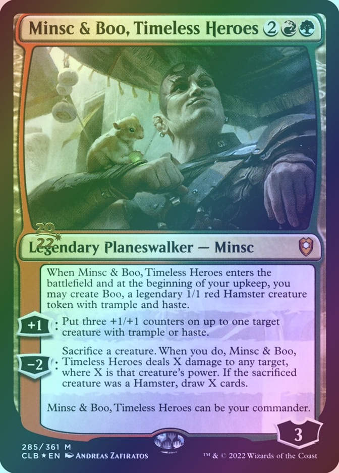 Minsc & Boo, Timeless Heroes (PCLB) (285s) / Foil