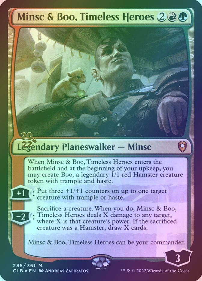 Minsc & Boo, Timeless Heroes (PCLB) (285s) / Foil