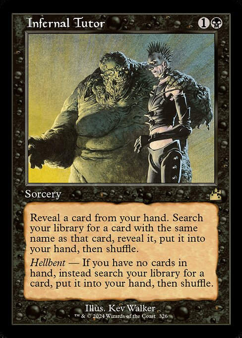 Infernal Tutor (rvr) (326) / Retro