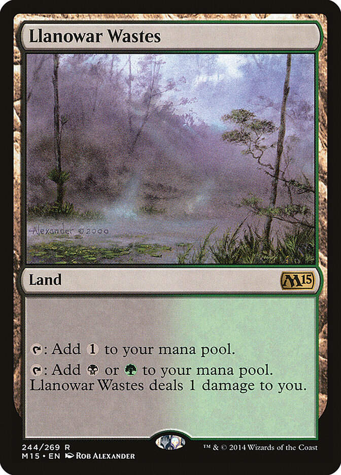Llanowar Wastes (M15) (244)