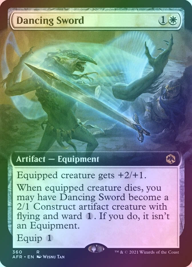 Dancing Sword (AFR) (360) / Extended Art / Foil