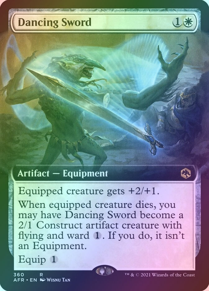 Dancing Sword (AFR) (360) / Extended Art / Foil