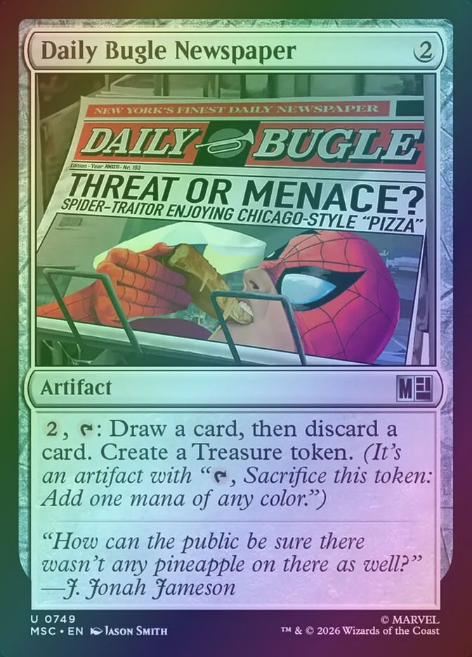 Daily Bugle Newspaper (MSC) (749) / Foil