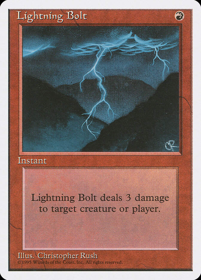 Lightning Bolt (4ED) (208)