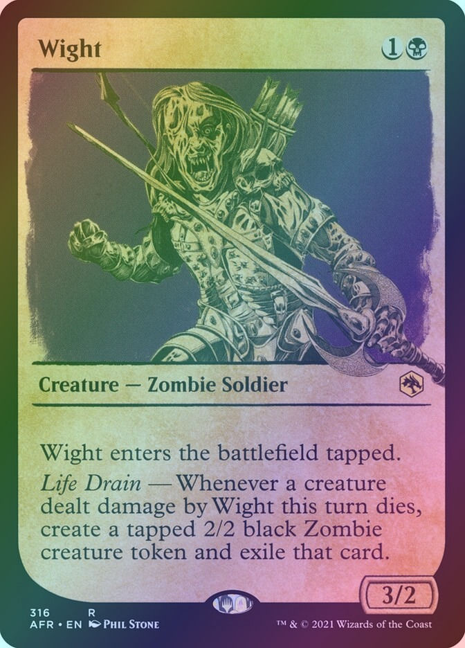 Wight (AFR) (316) / Showcase / Foil