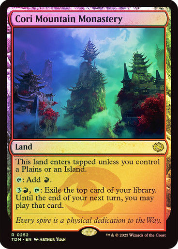 Cori Mountain Monastery (TDM) (252) / Foil