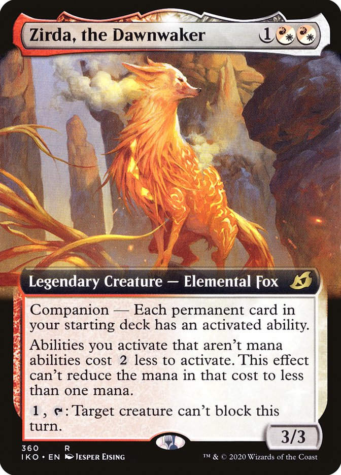 Zirda, the Dawnwaker (IKO) (360) / Extended Art