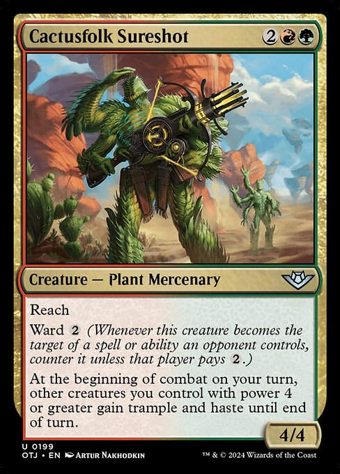 Cactusfolk Sureshot (otj) (199)