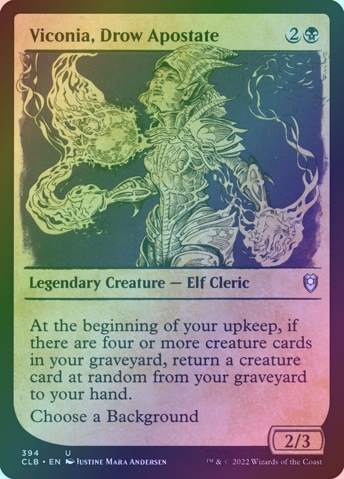 Viconia, Drow Apostate (CLB) (394) / Showcase / Foil