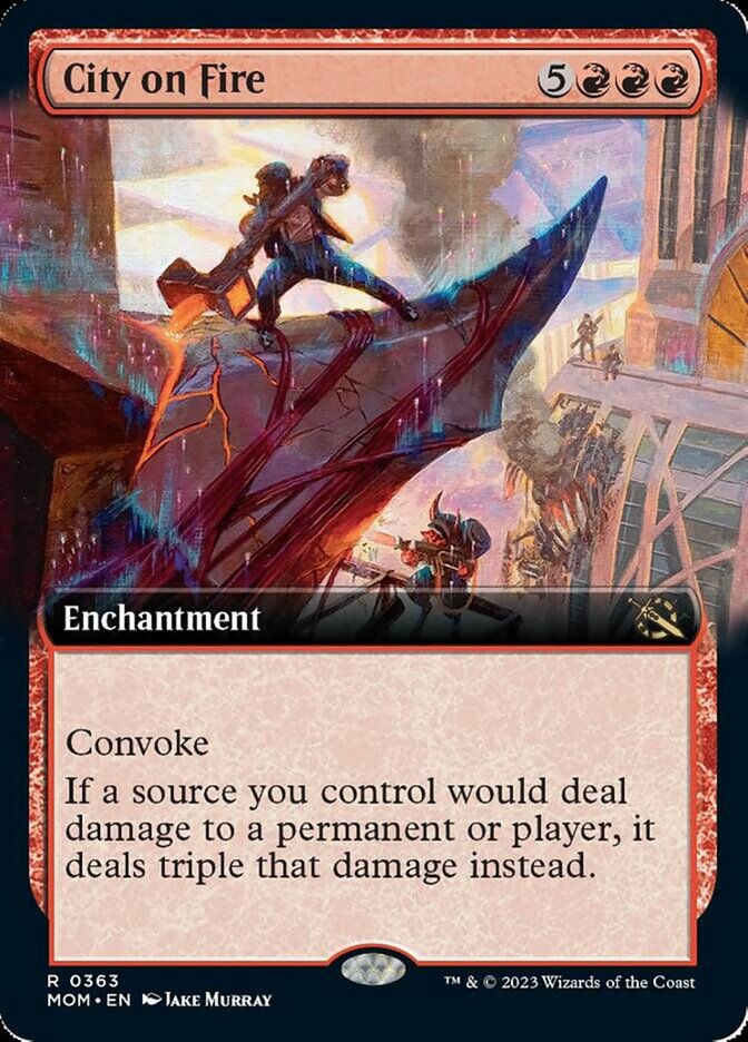 City on Fire (mom_363) / Extended Art