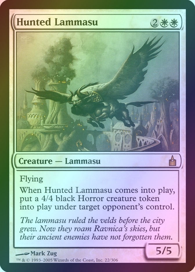 Hunted Lammasu (RAV) (22) / Foil