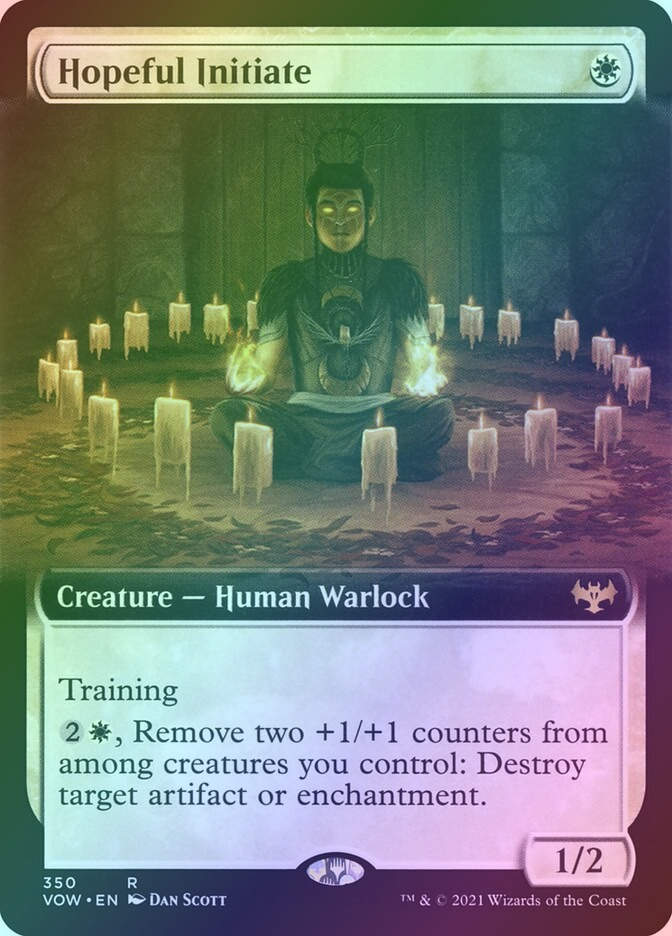 Hopeful Initiate (VOW) (350) / Extended Art / Foil