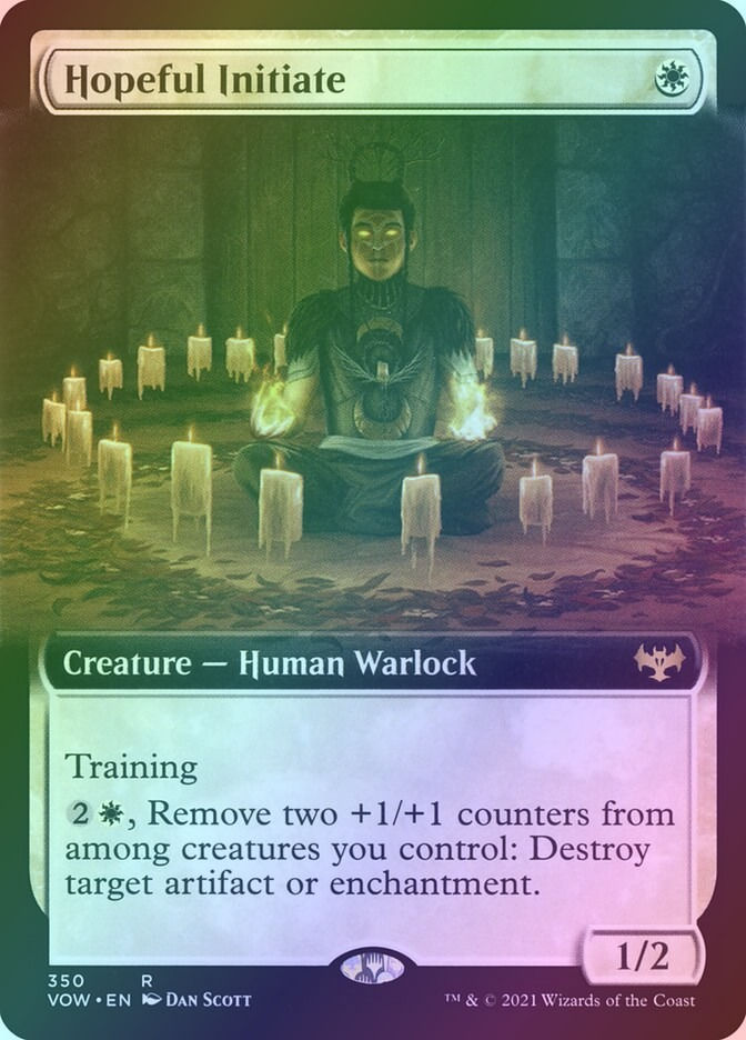 Hopeful Initiate (VOW) (350) / Extended Art / Foil