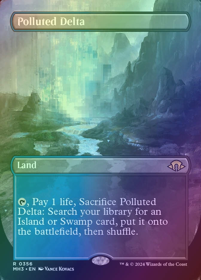 Polluted Delta (MH3) (356) / Borderless / Foil