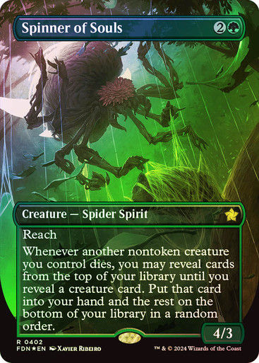 Spinner of Souls (FDN) (402) / Mana Foil / Borderless