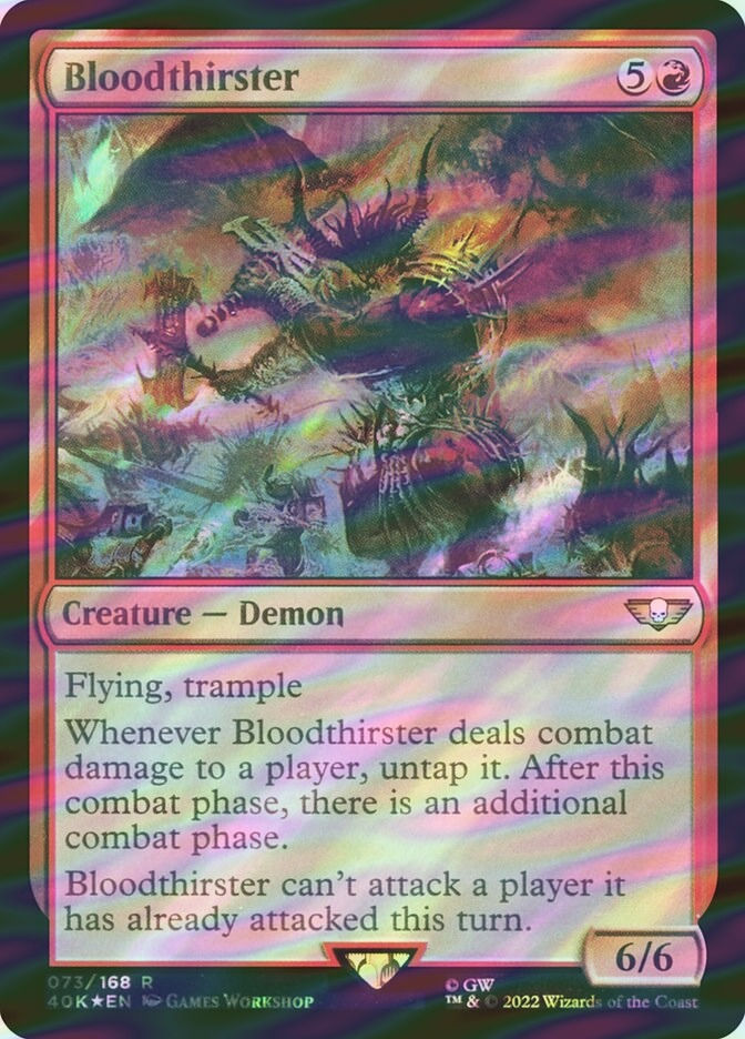 Bloodthirster (40K) (73★) / Surge Foil