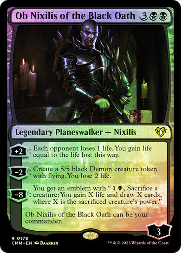 Ob Nixilis of the Black Oath (cmm) / Foil