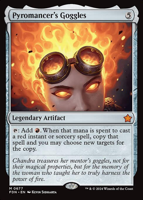 Pyromancer's Goggles (FDN) (677) (Starter)