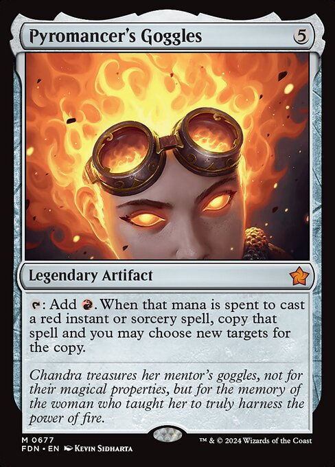 Pyromancer's Goggles (FDN) (677) (Starter)