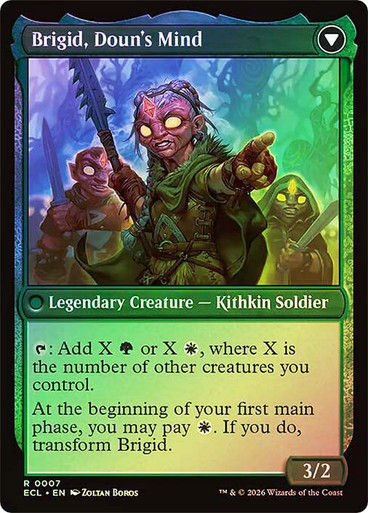 Brigid, Clachan's Heart // Brigid, Doun's Mind (ECL) (7) / Foil — cara 2 de 2